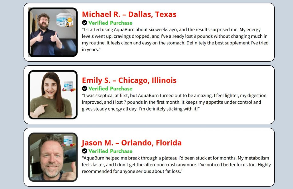 aquaburn client review